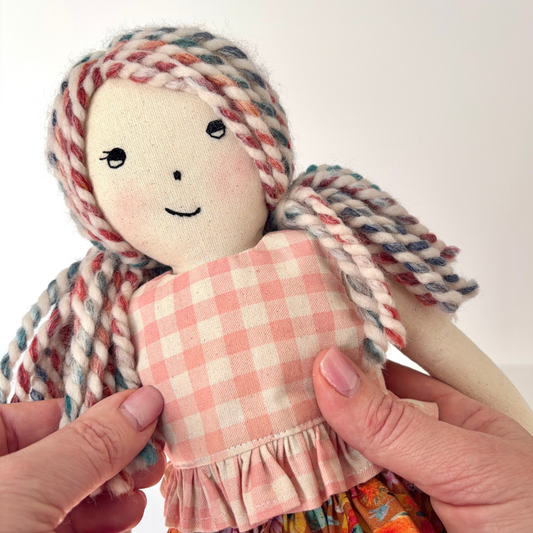 Little Playmate Doll - Gingham & Bunnies - Bella