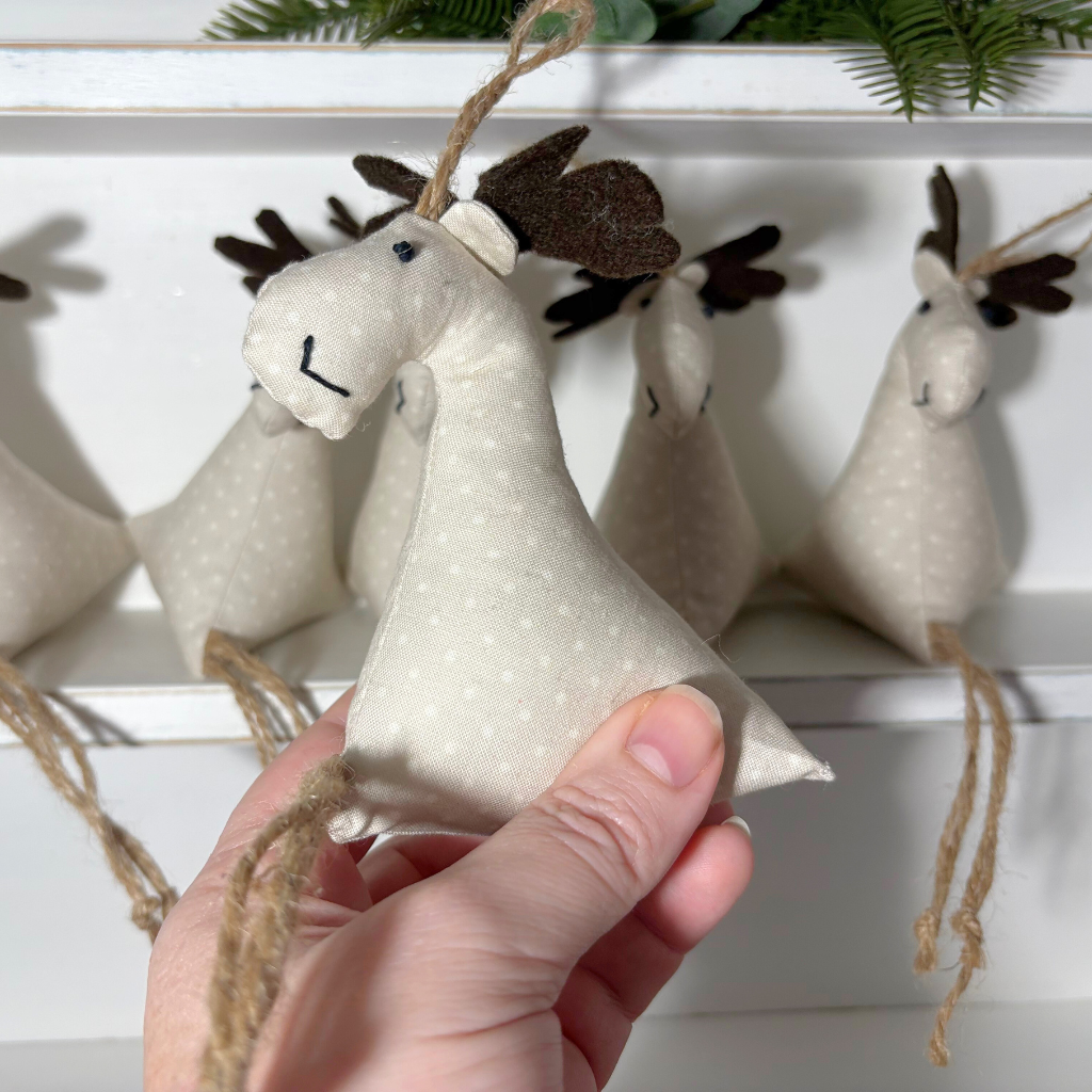 Reindeer or Moose Christmas Tree Ornaments