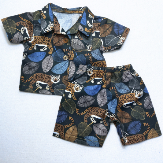 Timeless Doll Outfit - Leopard Playsuit