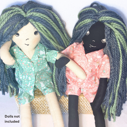 Timeless Doll Outfit - Mint Bunnies Playsuit