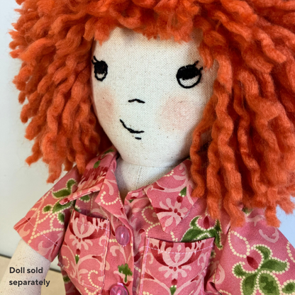 Timeless Doll Outfit - Coral Paisley Playsuit