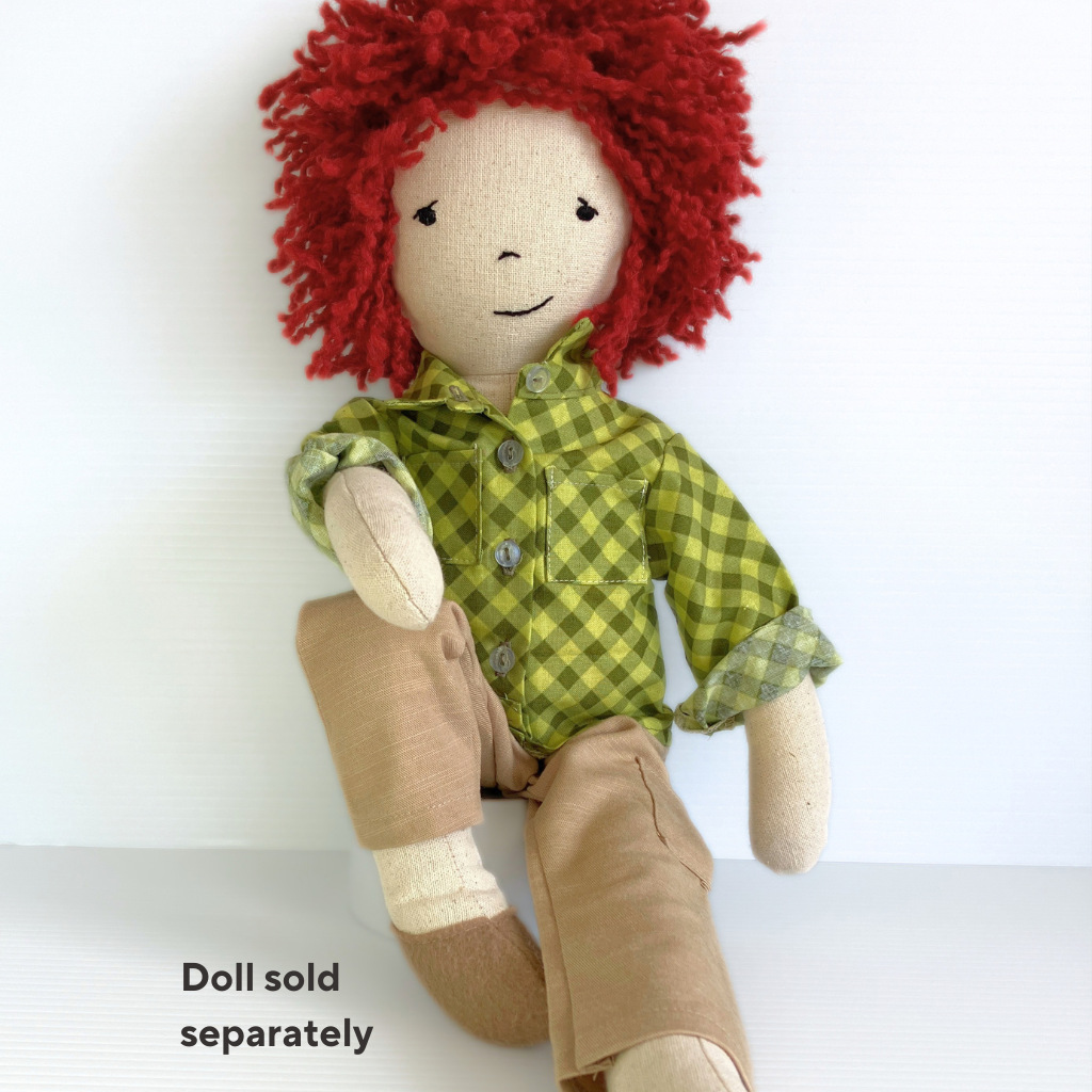 Timeless Doll Outfit - Classic Shirt & Cargo Pants