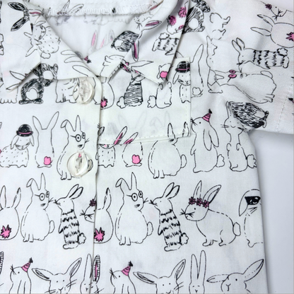 Timeless Doll Outfit - Whimsical Bunnies Playsuit