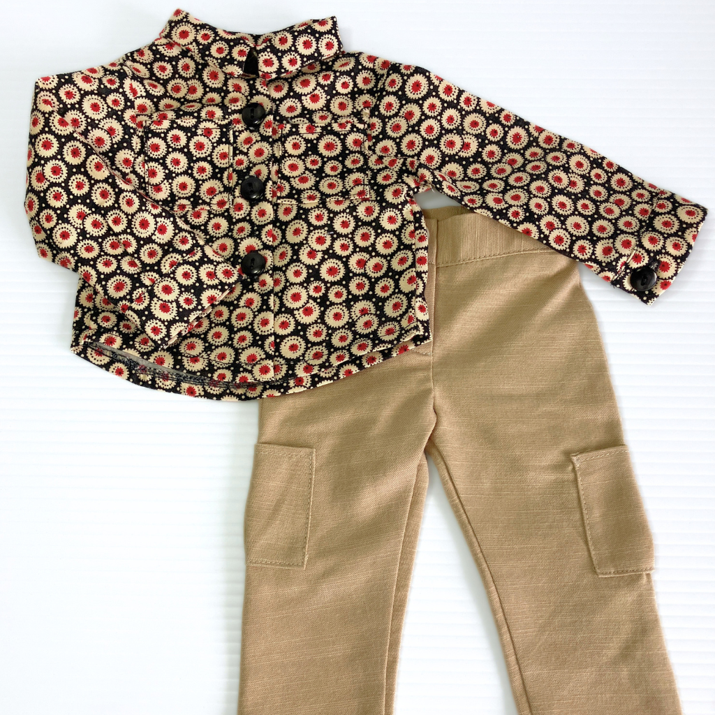 Timeless Doll Outfit - Classic Shirt & Cargo Pants