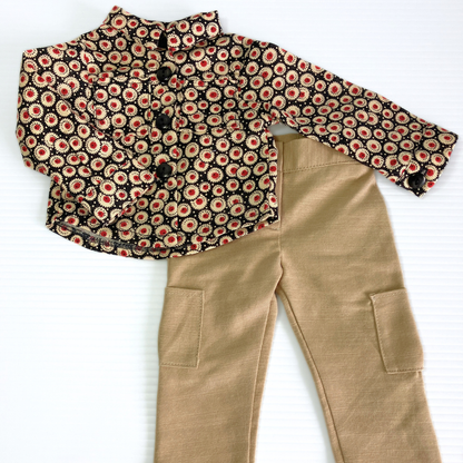 Timeless Doll Outfit - Classic Shirt & Cargo Pants