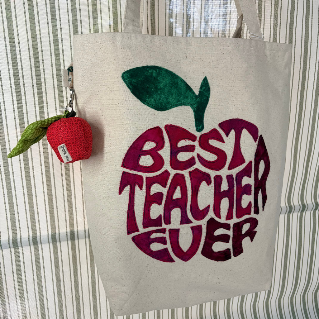 Thank You - Handmade Apple or Pear Bag Charms
