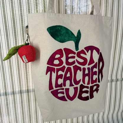 Thank You - Handmade Apple or Pear Bag Charms