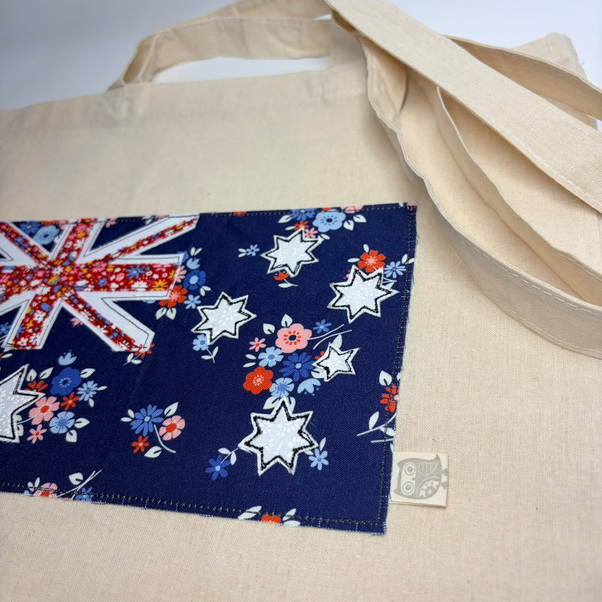 Australian Flag Bag - Handmade Fabric Tote