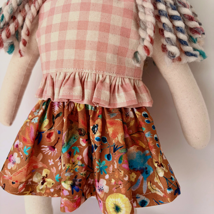 Little Playmate Doll - Gingham & Bunnies - Bella