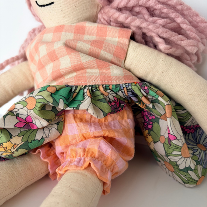 Little Playmate Doll - Daisies & Gingham - Gracie