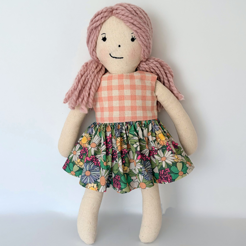 Little Playmate Doll - Daisies & Gingham - Gracie