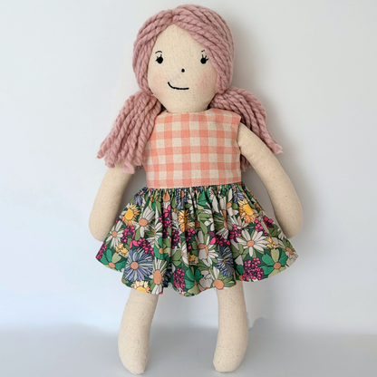 Little Playmate Doll - Daisies & Gingham - Gracie