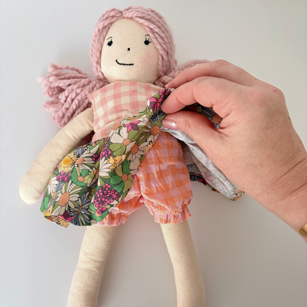 Little Playmate Doll - Daisies & Gingham - Gracie