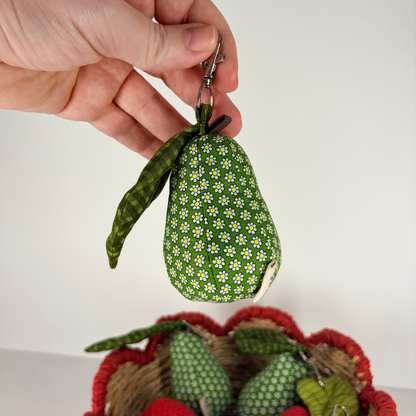 Thank You - Handmade Apple or Pear Bag Charms