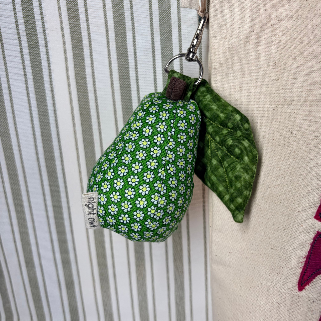 Thank You - Handmade Apple or Pear Bag Charms