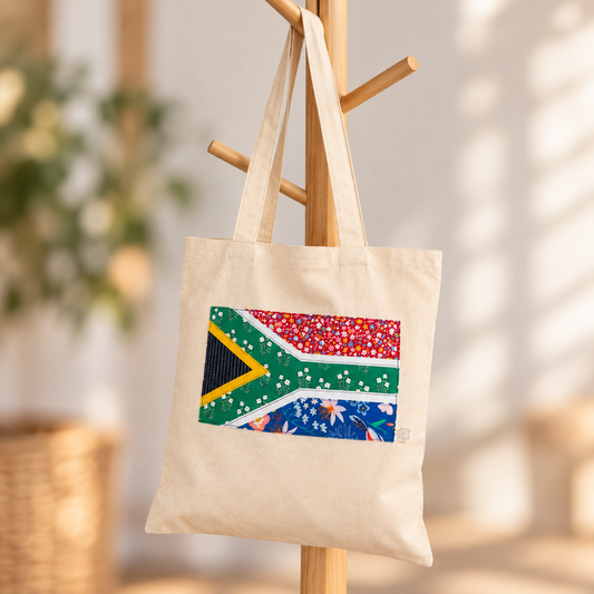 South African Flag Bag - Handmade Fabric Tote