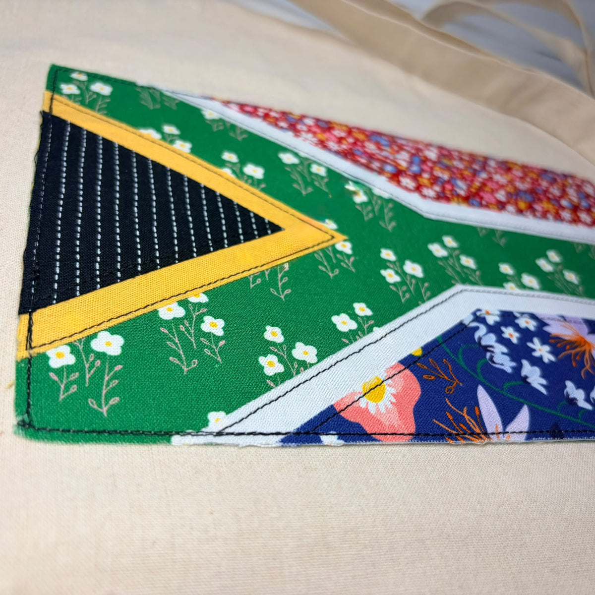 South African Flag Bag - Handmade Fabric Tote