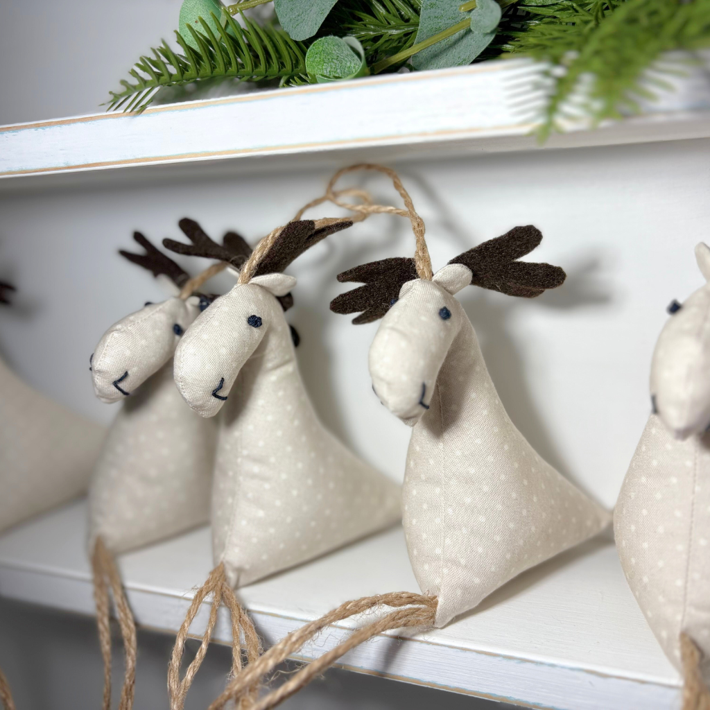 Reindeer or Moose Christmas Tree Ornaments